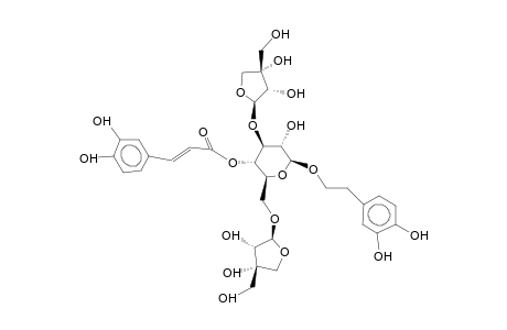 A 3,6-GLYCOSYL SUBSTITUTED VERBASCOSIDE; 2-(3,4-DIHYDROXYPHENYL)ETHYL-4-CAFFEOYL-beta-D-(3-O,6-O-DI-APIOSYL)-GLUCOPYRANOSIDE