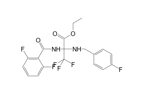 Ethyl 2-[(2,6-difluorophenyl)formamido]-3,3,3-trifluoro-2-{[(4-fluorophenyl)methyl]amino}propanoate