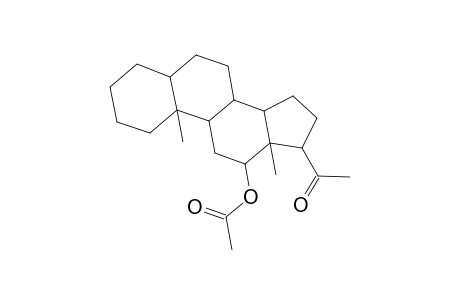 5.alpha.-Pregnan-20-one, 12.beta.-hydroxy-, acetate