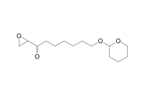 1-(oxiran-2-yl)-7-tetrahydropyran-2-yloxy-heptan-1-one