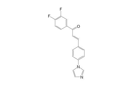 1-(3,4-Difluorophenyl)-3-[4-(1H-imidazol-1-yl)phenyl]prop-2-en-1-one
