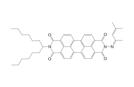 N-(1-Hexylheptyl)perylene-3,4:9,10-tetracarboxylic-3,4-(2-(4-methylpent-3-ene)imineimide)-9,10-imide