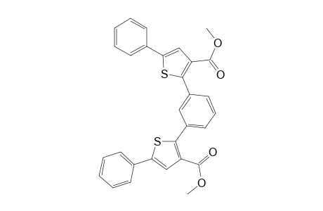 3-Thiophenecarboxylic acid, 2,2'-(1,3-phenylene)bis[5-phenyl-, dimethyl ester