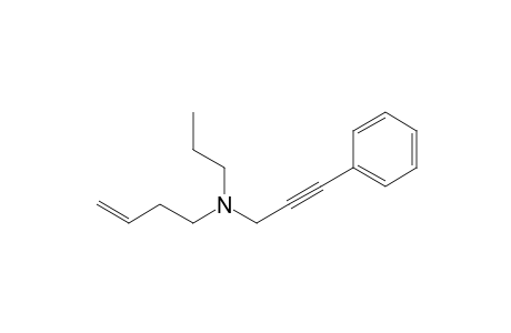 N-(But-3-enyl)-N-(3-phenylprop-2-ynyl)-N-propylamine