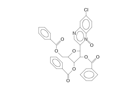 6-Chloro-2-(2,3,5-tri-O-benzoyl-B-D-ribofuranosyl)-quinoxaline 1-oxide