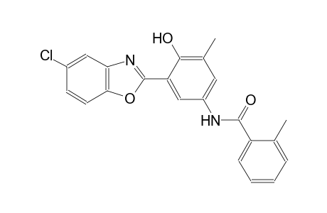benzamide, N-[3-(5-chloro-2-benzoxazolyl)-4-hydroxy-5-methylphenyl]-2-methyl-
