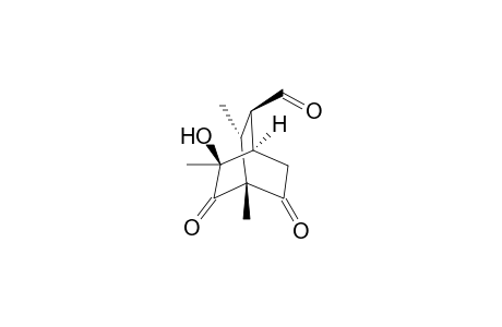 (1R*,2R*,3R*,4R*,6S*)-6-Hydroxy-3,4,6-trimethyl-5,8-dioxobicyclo[2.2.2]octane-2-carbaldehyde