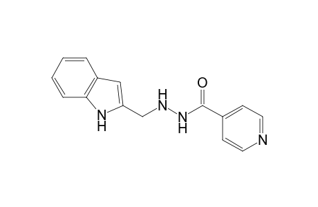 isonicotinic acid, 2-[(1-indol-3-yl)methyl]hydrazide
