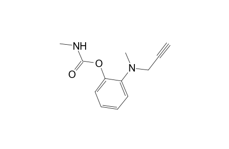 Phenol, 2-(methyl-2-propynylamino)-, methylcarbamate (ester)