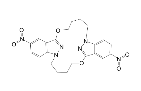 1,3':1',3-Bis(tetramethyleneoxy)bis(5-nitro-1H-indazole)