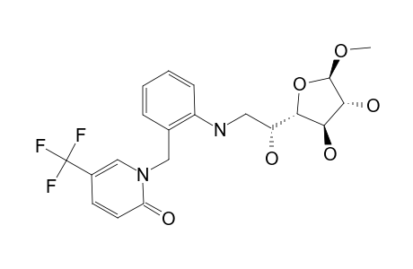METHYL-6-DEOXY-6-[2-(5-TRIFLUOROMETHYL-2(1H)-PYRIDONE-1-YL-METHYLENE)-ANILINO]-BETA-D-GALACTOFURANOSIDE