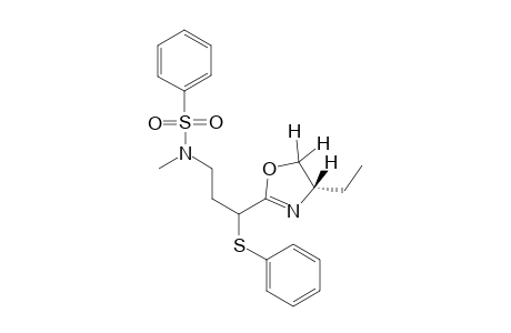 (4S)-2-[3-(N-Benzenesulfonyl-N-methylamino)-1-phenylthiopropyl]-4-ethyl-1,3-oxazoline