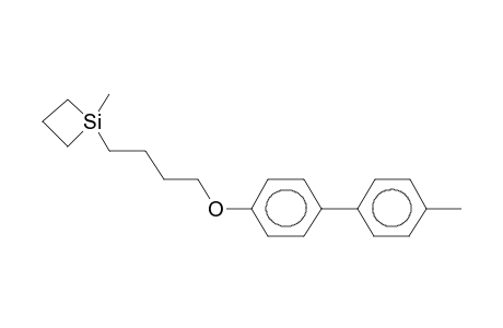 4-[(1'-Methyl-1"-silacyclobutyl)-butyloxy]-4'-methyl-1,1'-biphenyl