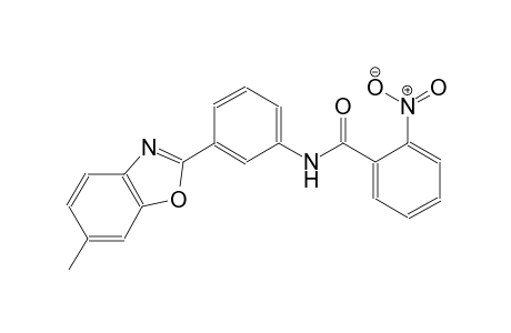 N-[3-(6-methyl-1,3-benzoxazol-2-yl)phenyl]-2-nitrobenzamide