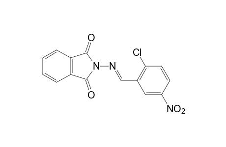 N-[(2-chloro-5-nitrobenzylidene)amino]phthlimide