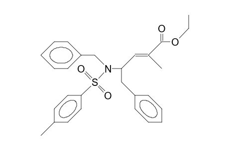 (4S)-(E)-4-(N-Benzyl-4-toluenesulfonamido)-2-methyl-5-phenyl-2-pentenoic acid, ethyl ester