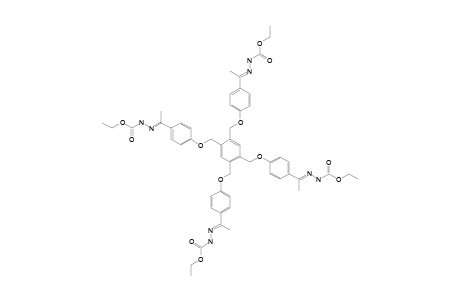1-[4-[2,4,5-TRI-(4-ACETYLPHENOXYMETHYL)-BEZYLOXY]-PHENYL]-1-ETHANONE-N-ETHOXYCARBONYLHYDRAZONE