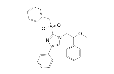 2-Benzylsulfonyl-1-(2-methoxy-2-phenylethyl)-4-phenyl-1H-imidazole