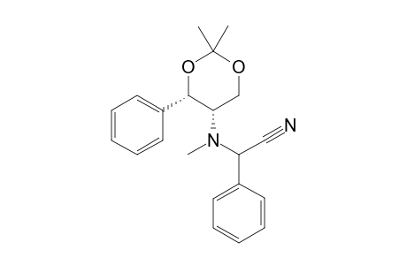 2-[[(4S,5S)-2,2-dimethyl-4-phenyl-1,3-dioxan-5-yl]-methyl-amino]-2-phenyl-acetonitrile