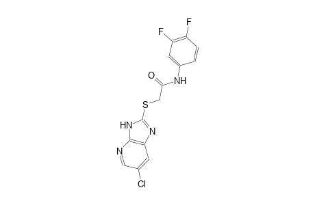 2-[(6-chloro-3H-imidazo[4,5-b]pyridin-2-yl)sulfanyl]-N-(3,4-difluorophenyl)acetamide