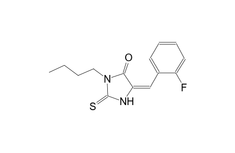 (5E)-3-butyl-5-(2-fluorobenzylidene)-2-thioxo-4-imidazolidinone