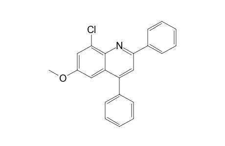 8-Chloro-6-methoxy-2,4-diphenylquinoline