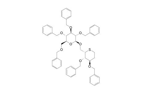 3,4-DI-O-BENZYL-6-(2',3',4',6'-TETRA-O-BENZYL-BETA-D-GLUCOPYRANOSYL)-2-DEOXY-1,5-THIOANHYDRO-L-XYLO-HEXITOL