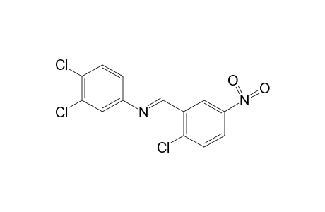N-(2-CHLORO-5-NITROBENZYLIDENE)-3,4-DICHLOROANILINE