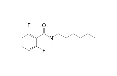 Benzamide, 2,6-difluoro-N-methyl-N-hexyl-