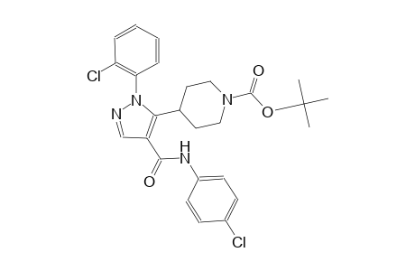 1-piperidinecarboxylic acid, 4-[1-(2-chlorophenyl)-4-[[(4-chlorophenyl)amino]carbonyl]-1H-pyrazol-5-yl]-, 1,1-dimethylethyl ester
