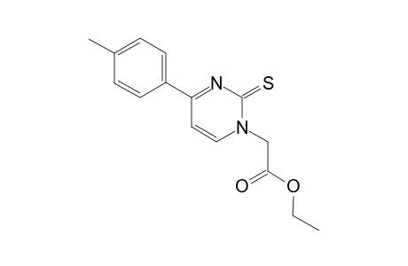 Ethyl 6-(4-methylphenyl)pyrimidine-2-thion-3-acetate