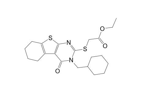 ethyl {[3-(cyclohexylmethyl)-4-oxo-3,4,5,6,7,8-hexahydro[1]benzothieno[2,3-d]pyrimidin-2-yl]sulfanyl}acetate