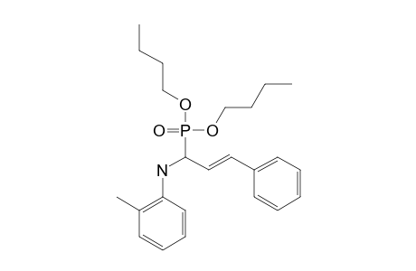 DIBUTYL-1-[N-(2-METHYLPHENYL)-AMINO]-3-PHENYL-2-PROPENYL-PHOSPHONATE