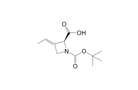 (S)-3-Eth-(E)-ylidene-azetidine-1,2-dicarboxylic acid 1-tert-butyl ester