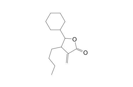 4-Butyl-5-cyclohexyl-4,5-dihydro-3-methylene-2(3H)-furanone
