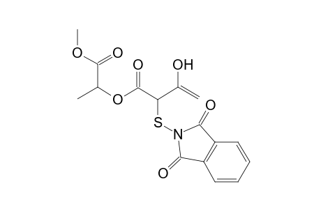 2-Hydroxy-1-[1-(methoxycarbonyl)ethoxycarbonyl]-1-thiophthalimidopropene