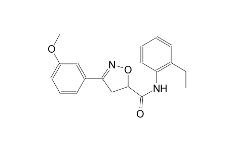 5-isoxazolecarboxamide, N-(2-ethylphenyl)-4,5-dihydro-3-(3-methoxyphenyl)-