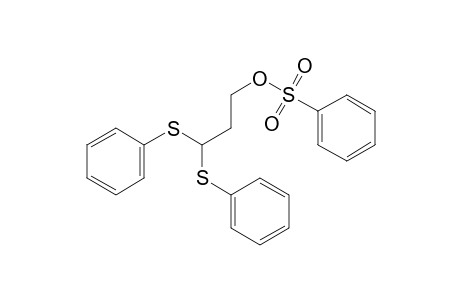 1-Propanol, 3,3-bis(phenylthio)-, benzenesulfonate