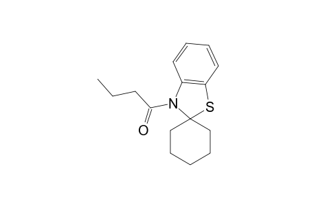 N-butyryl-2,3-dihydro-1,3-benzothiazole-2-spiro-1'-cyclohexane
