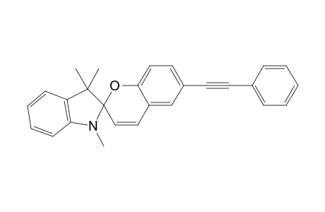 1,3,3-Trimethyl-6'-(phenylethynyl)-spiro(2H-1'benzopyran-2,2'-indoline)