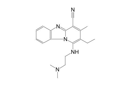 1-{[2-(dimethylamino)ethyl]amino}-2-ethyl-3-methylpyrido[1,2-a]benzimidazole-4-carbonitrile