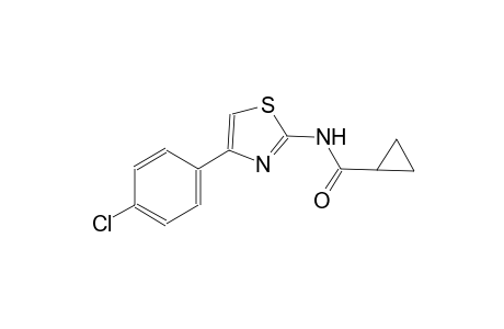 N-[4-(4-chlorophenyl)-1,3-thiazol-2-yl]cyclopropanecarboxamide