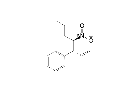(3R,4R)-4-Nitrohept-1-en-3-yl benzene