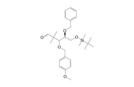 (3R,4S)-4-BENZYLOXY-5-(TERT.-BUTYLDIMETHYLSILOXY)-3-(PARA-METHOXYBENZYLOXY)-2,2-DIMETHYLPENTANAL