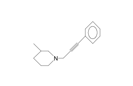 3-Methyl-1-(3-phenyl-2-propynyl)-piperidine