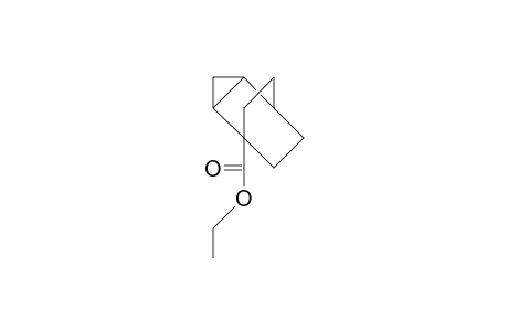 Tricyclo(3.2.2.0/2,4/)nonane-1-carboxylic acid, ethyl ester