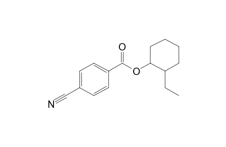 4-Cyanobenzoic acid, 2-ethylcyclohexyl ester