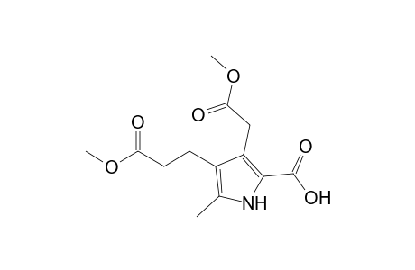 Methyl 5-carboxy-4-(methoxycarbonylmethyl)-2-methylpyrrole-3-propanoate