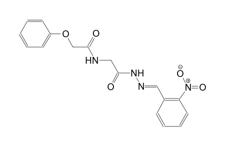 N-{2-[(2E)-2-(2-nitrobenzylidene)hydrazino]-2-oxoethyl}-2-phenoxyacetamide
