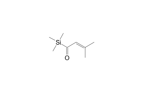 Silane, trimethyl(3-methyl-1-oxo-2-butenyl)-